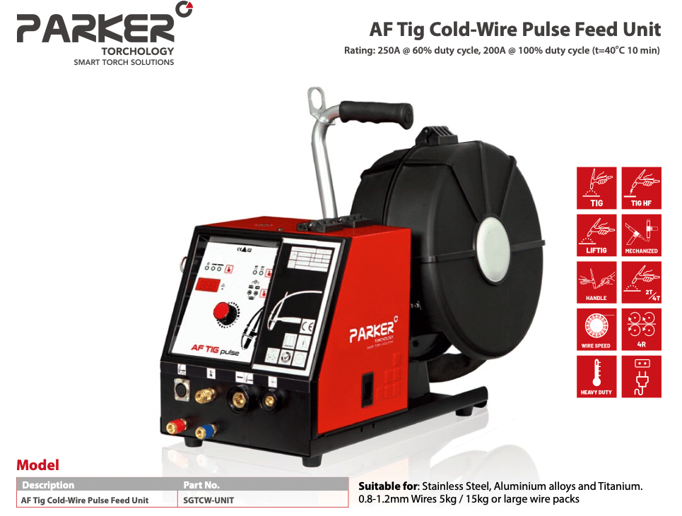 Parker Cold Wire AF TIG