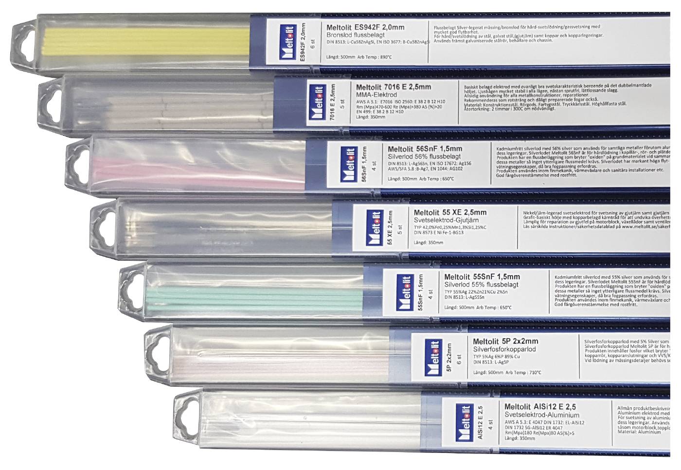 Meltolit Silverfosforkopparlod 5P 2x2 mm SB-pack