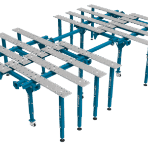 GPPH Modulärt system med stor arbetsyta 4000x2670 mm fi28 mm rutnät 100x100 mm