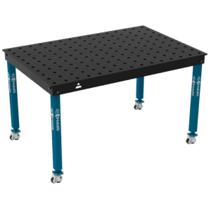 GPPH Svetsbord BASIC på hjul 1500x1000 mm fi28 mm rutnät 100x100 mm