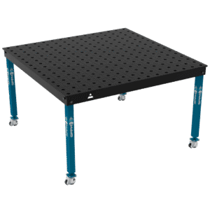 GPPH Svetsbord BASIC på hjul 1500x1480 mm fi28 mm rutnät 100x100 mm