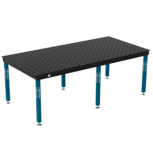 GPPH Svetsbord BASIC på fötter 2400x1200 mm fi28 mm rutnät 100x100 mm