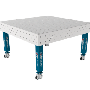 GPPH Svetsbord PRO INOXpå hjul 1500x1480 mm fi16 mm rutnät 100x100 mm