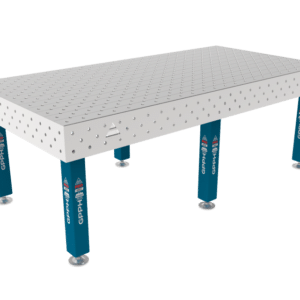 GPPH  Svetsbord PRO INOXpå fötter 2400x1200 mm fi16 mm diagonalt rutnät