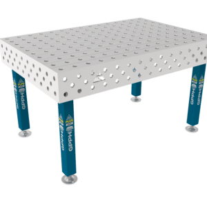 GPPH Svetsbord PLUS INOX på fötter 1500x1000 mm fi28 mm rutnät 100x100 mm