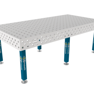 GPPH Svetsbord PLUS INOX på fötter 2400x1200 mm fi28 mm rutnät 100x100 mm