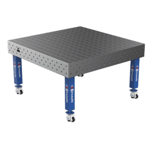 GPPH Svetsbord PRO på hjul 1500x1480 mm fi16 mm rutnät 100x100 mm