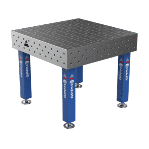 GPPH Svetsbord PRO på fötter 1000x1000 mm fi16 mm rutnät 100x100 mm