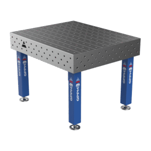 GPPH Svetsbord PRO på fötter 1200x1000 mm fi16 mm rutnät 100x100 mm