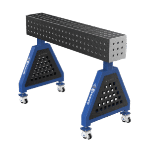 GPPH Svetsstöd TRESTLE ECO på hjul 1200x200x200 mm fi 16 mm rutnät 50x50 mm