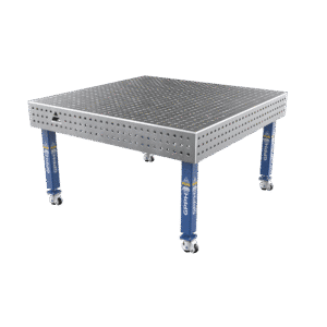 GPPH Svetsbord PLUS på hjul 1500x1480 mm fi16 mm rutnät 50x50 mm