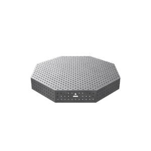GPPH Åttakantigt svetsbord OCT med PRO-bordsskiva 1400x1400 mm fi16 mm rutnät 50x50 mm
