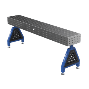 GPPH Svetsstöd TRESTLE PLUS på fötter 2400x400x200 mm fi 16 mm rutnät 50x50 mm