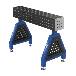 GPPH Svetsstöd TRESTLE PRO på fötter 1200x200x200 mm fi 16 mm rutnät 50x50 mm