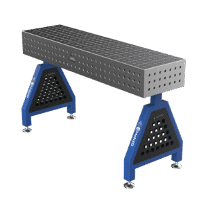 GPPH Svetsstöd TRESTLE PRO på fötter 1500x400x200 mm fi 16 mm rutnät 50x50 mm