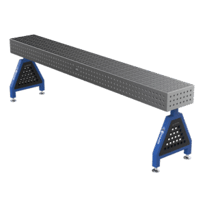 GPPH Svetsstöd TRESTLE PRO på fötter 3000x400x200 fi16 mm rutnät 50x50 mm