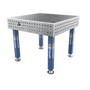 GPPH Svetsbord PLUS på fötter 1000x1000 mm fi16 mm rutnät 50x50 mm