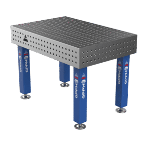 GPPH Svetsbord PRO på fötter 1200x800 mm fi16 mm rutnät 50x50 mm