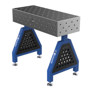 GPPH Svetsstöd TRESTLE ECO på fötter 1000x400x200 mm fi 16 mm diagonalt rutnät