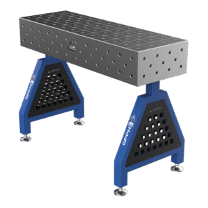 GPPH Svetsstöd TRESTLE ECO på fötter 1200x400x200 mm fi 16 mm diagonalt rutnät