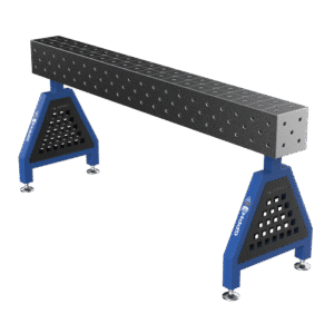 GPPH Svetsstöd TRESTLE ECO på fötter 2000x200x200 mm fi 16 mm diagonalt rutnät
