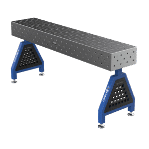 GPPH Svetsstöd TRESTLE PLUS på fötter 2000x400x200 mm fi 16 mm diagonalt rutnät