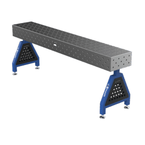 GPPH Svetsstöd TRESTLE PLUS på fötter 2400x400x200 mm fi 16 mm diagonalt rutnät