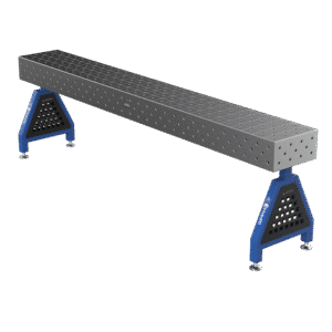 GPPH Svetsstöd TRESTLE PLUS på fötter 3000x400x200 mm fi 16 mm diagonalt rutnät