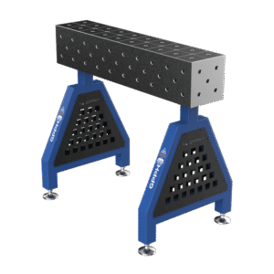 GPPH Svetsstöd TRESTLE PRO på fötter 1000x200x200 mm fi 16 mm diagonalt rutnät