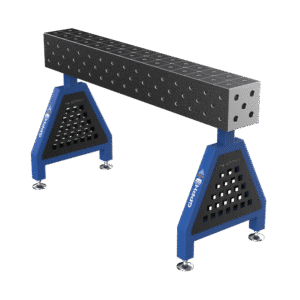 GPPH Svetsstöd TRESTLE PRO på fötter 1500x200x200 mm fi 16 mm diagonalt rutnät