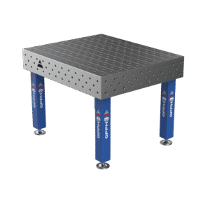 GPPH Svetsbord PRO på fötter 1200x1000 mm fi16 mm diagonalt rutnät