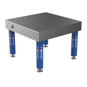 GPPH Svetsbord PRO på fötter 1200x1200 mm fi16 mm diagonalt rutnät