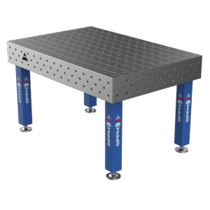 GPPH Svetsbord PRO på fötter 1500x1000 mm fi16 mm diagonalt rutnät