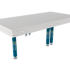 GPPH Svetsbord PLUS INOX på fötter 3000x1480 mm fi16 mm rutnät 100x100 mm