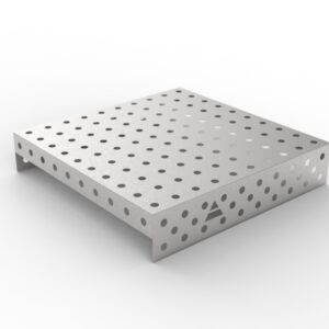 GPPH Rostfri påläggsplåt 1 mm för svetsbord PRO/PLUS/ECO med mått 1000x1000 fi28 mm rutnät 100x100 mm