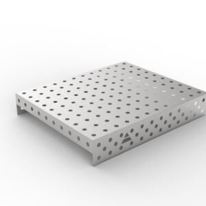 GPPH Rostfri påläggsplåt 1 mm för svetsbord PRO/PLUS/ECO med mått 1200x1000 fi28 mm rutnät 100x100 mm