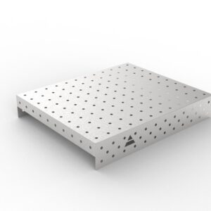 GPPH Rostfri påläggsplåt 1 mm för svetsbord PRO/PLUS/ECO med mått 1200x1000 fi16 mm rutnät 100x100 mm