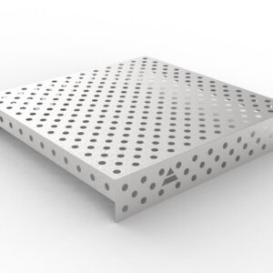 GPPH Rostfri påläggsplåt 1 mm för svetsbord PRO/PLUS/ECO med mått 1200x1200 fi28 mm diagonalt rutnät