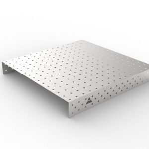 GPPH Rostfri påläggsplåt 1 mm för svetsbord PRO/PLUS/ECO med mått 1500x1480 fi16 mm rutnät 100x100 mm