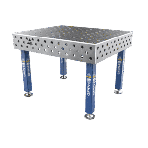 GPPH Svetsbord PLUS på fötter 1200x1000 mm fi28 mm rutnät 100x100 mm