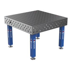 GPPH Svetsbord PRO på fötter 1200x1200 mm fi28 mm rutnät 100x100 mm