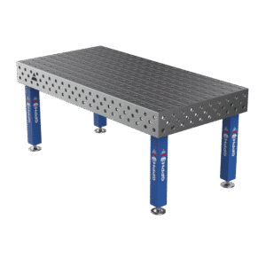 GPPH Svetsbord PRO på fötter 2000x1000 mm fi28 mm rutnät 100x100 mm