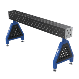 GPPH Svetsstöd TRESTLE ECO på fötter 2000x200x200 mm fi 28 mm diagonalt rutnät