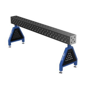 GPPH Svetsstöd TRESTLE PRO på fötter 2400x200x200 mm fi 28 mm diagonalt rutnät