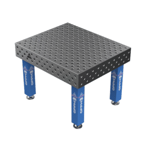 GPPH Svetsbord EXPERTpå fötter 1200x1000 mm fi28 mm diagonalt rutnät