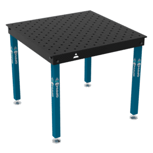GPPH  Svetsbord BASIC på fötter 1000x1000 mm fi16 mm diagonalt rutnät