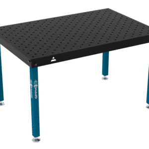 GPPH  Svetsbord BASIC på fötter 1500x1000 mm fi16 mm diagonalt rutnät