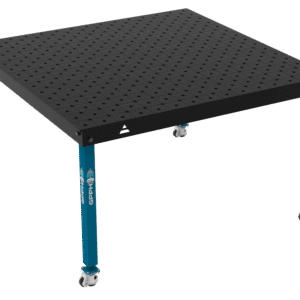 GPPH  Svetsbord BASIC på hjul 1500x1480 mm fi16 mm diagonalt rutnät