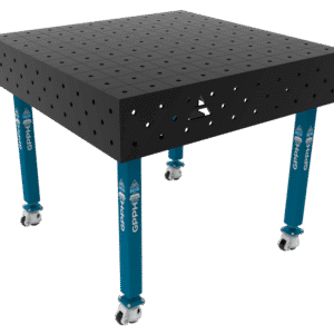 GPPH Svetsbord ECO på hjul 1000x1000 mm fi16 mm rutnät 100x100 mm