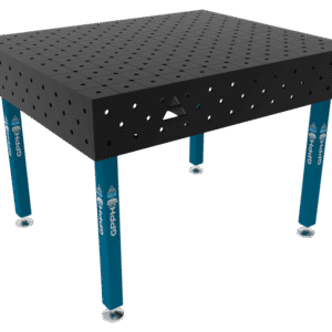 GPPH  Svetsbord ECO på fötter 1200x1000 mm fi16 mm diagonalt rutnät